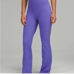 Lululemon Groove Super-High-Rise Flared Pant *Nulu, Charged Indigo, Size 6